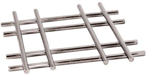 APOLLO CHROME CROSS TRIVET 20CM