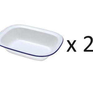 FALCON ENAMEL OBLONG PIE DISH 20CM