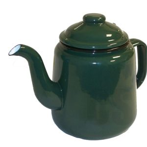 FALCON ENAMEL TEA POT GREEN 14CM