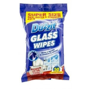 50 DUZZIT GLASS WIPES