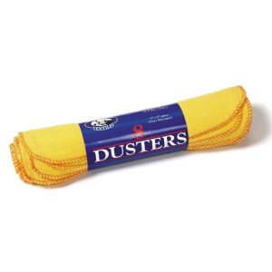 GLOBE MILL YELLOW DUSTERS Pack Of 8
