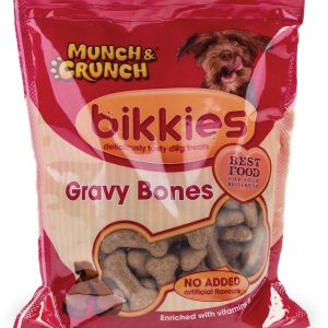 MUNCH & CRUNCH BIKKIES GRAVY BONES 300G