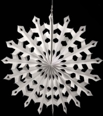 HONEYCOMB SNOWFLAKE LGE 56 CENTIMETRE