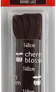 CHERRY BLOSSOM BROWN ROUND SHOE LACE 140CM
