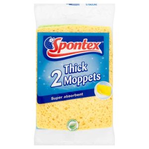 SPONTEX THICK MOPPETS Pack Of 2
