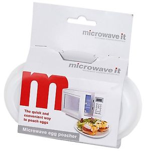 MICROWAVE IT EGG POACHER