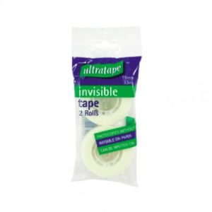 19MM X 33M INVISIBLE MENDING TAPE (2 ROLL PER PACK)