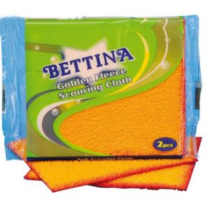 2 BETTINA GOLDEN SCOURING CLOTH