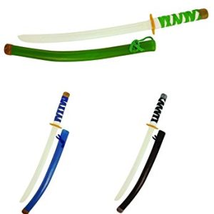 ASSORTED COLOUR NINJA SWORD 55CM