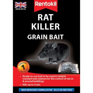 RENTOKIL RAT KILLER GRAIN BAIT 1 SACHET