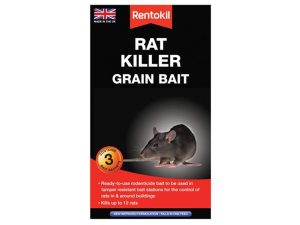 RENTOKIL RAT KILLER GRAIN BAIT 3 SACHETS