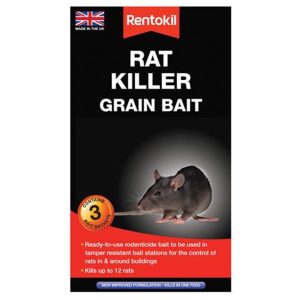 RENTOKIL RAT KILLER GRAIN BAIT 3 SACHETS