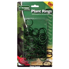 KINGFISHER PLANT RINGS Pack Of 100