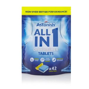 ASTONISH DISHWASHER LEMON FRESH 42 TABLETS