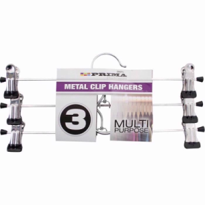 Pack Of 3 METAL CLIP HANGERS