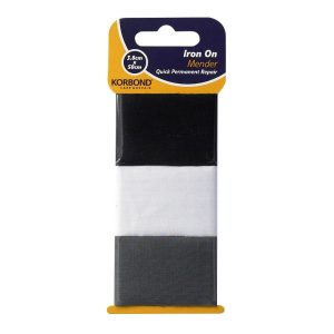 KORBOND IRON ON MENDER 3.8 X 50CM Pack Of 3