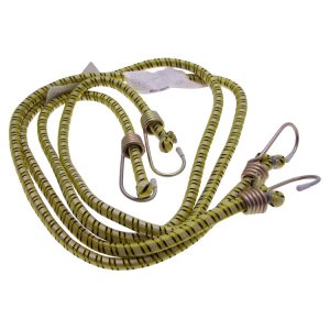 AM-TECH 2 X 48INCH BUNGEE STRAPS CODE & METAL HOOKS ELASTIC ROPE