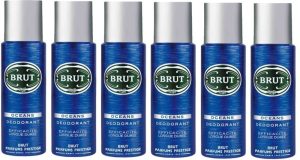 BRUT OCEAN DEODRANT SPRAY 200ML Pack Of 6