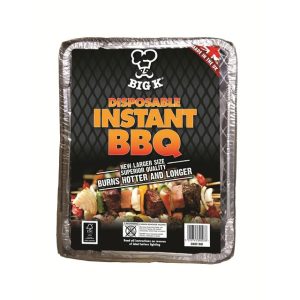 BIG K DISPOSABLE SMALL INSTANT BBQ 31CM X 25CM