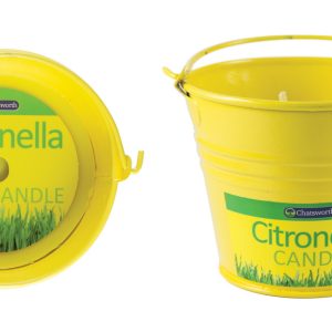 CHATSWORTH CITRONELLA METAL BUCKET CANDLE OUTDOOR