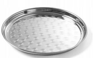 STAINLESS STEEL ROUND TRAY 30CM