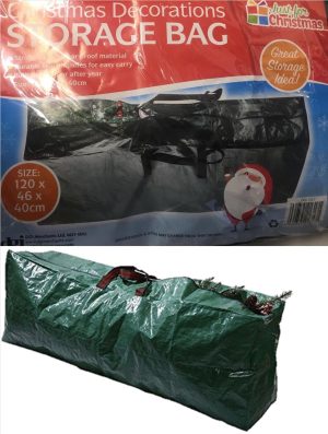 CHRISTMAS DECORATIONS STORAGE BAG 120CM X 46CM X 40CM