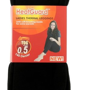 HEATGUARD LADIES THERMAL LEGGINGS 140 DENIER 0.5 TOG RATING