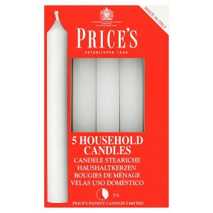 PRICES HOUSEHOLD CANDLE 5HRS Pack Of 5