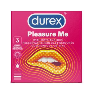 Pack Of 12 DUREX PLEASURE ME CONDOM 3 PCS
