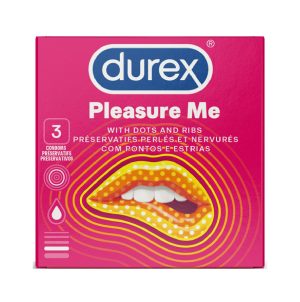 Pack Of 12 DUREX PLEASURE ME CONDOM 3 PCS