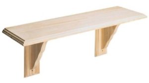 ANIKA PINE WOODEN SHELF KIT 19 X 89CM