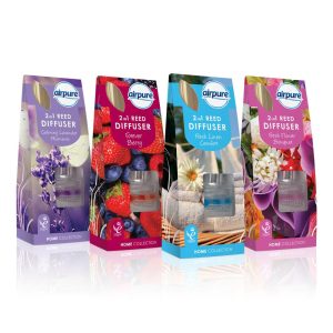 AIRPURE ASSORTED 2 IN 1 REED & BEAD DIFFUSER 30ML