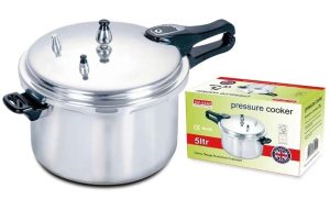 ALUMINIUM PRESSURE COOKER 5LTR