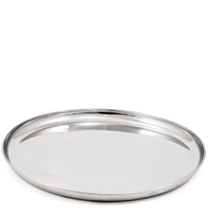 STAINLESS STEEL ROUND TRAY 65CM