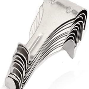 SHAW X NICKEL PLATED PICTURE RAIL HANGING MOULDING HOOKS Pack Of 2