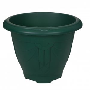 WHITEFURZE ROUND VENETIAN PLANTER 58CM FOREST GREEN