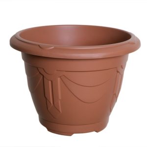 WHITEFURZE ROUND VENETIAN PLANTER 58CM TERRACOTTA