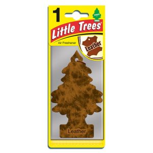LITTLE TREES CAR AIR FRESHENER - LEATHER