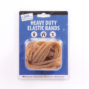 JUST STATIONERY HEAVY DUTY ELASTIC BANDS