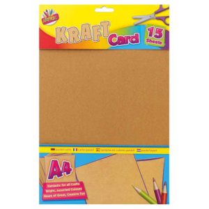ARTBOX A4 KRAFT CARD SHEETS Pack Of 15