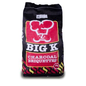 BIG K BRIQUETTE CHARCOAL 5KG BAG Pack Of 4
