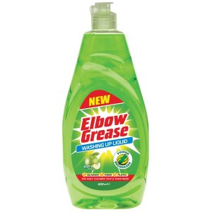 ELBOW GREASE WASHING UP LIQUID APPLE FRESH SCENT 600ML