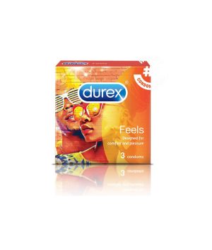 Pack Of 12 DUREX FEEL CONDOM 3 PCS