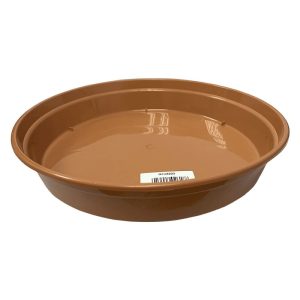 WHITEFURZE GARDEN POT SAUCER FOR 17.5 - 20CM POT - TERRACOTTA