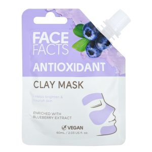 FACE FACTS CLAY MUD MASK 60ML - ANTIOXIDANT