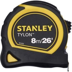 STANLEY TYLON POCKET TAPE 8M/26FT - 25MM WIDE BLADE