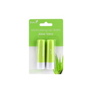 PRETTY MOISTURISING LIP BALM ALOE VERA 2 X 4.3G