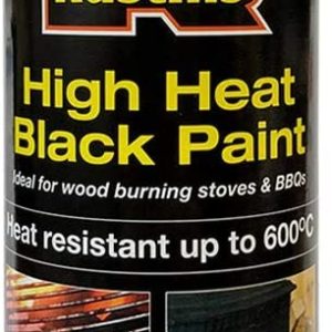 RUSTIN HIGH HEAT BLACK PAINT 400ML