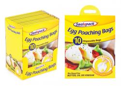 SEALAPACK Pack Of 10 DISPOSABLE EGG POACHING BAGS