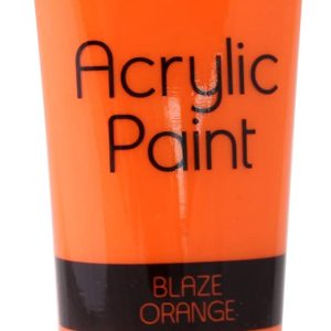 WORKS OF ART ACRYLIC PAINT 120ML - BLAZE ORANGE